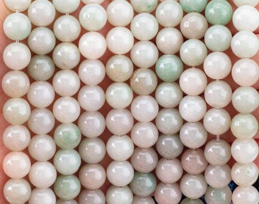 She Tai Jade Round Bead Natural Crystal Gemstone اندازه های مختلف گنجی رشته های گنجی آزاد برای ساخت جواهرات DIY