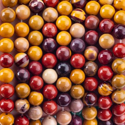 8 میلی متر تخم مرغ طبیعی زرده سنگ سنگ قیمتی گنجی سنگ کریستالی برای ساخت جواهرات