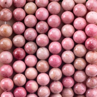 8mm خشکی قرمز دانه سنگ قیمتی شفا کریستال سنگ گنجی برای ساخت جواهرات