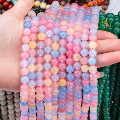 4/6/8/10/12mm گلابی طبیعی مورگانیت سنگ قیمتی مروارید پشتیبانی سفارشی سازی