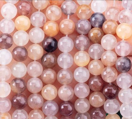 سنگ بنفش رشته های گنجی آزاد 4mm گنجی های نیمه گرانبها برای جواهرات مهمانی