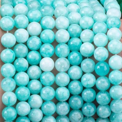 8MM سنگ Tianhe کریستال گرد عمده گره برای ساخت جواهرات DIY گوشواره و گردنبند