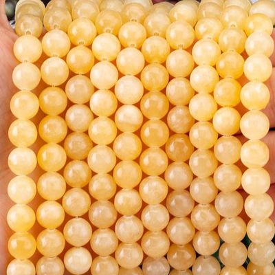 8 میلی متر سبک تر عسل جوجه سنگ قیمتی گلدان های کریستالی برای ساخت جواهرات