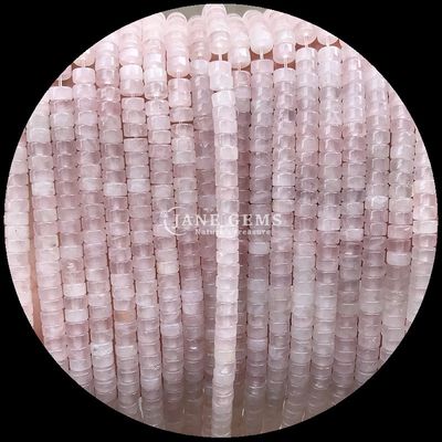 سنگ گوهر Rondelle مروارید درام آزاد مروارید شکل HeShi رشته برای ساخت جواهرات
