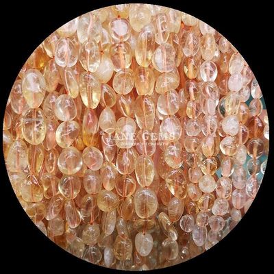 سنگ قیمتی کریستال طبیعی شکل نامنظم رشته های گنجی گشاده برای گردنبندها و دستبندها