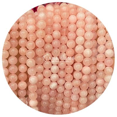 عمده فروشی سنگ قیمتی کریستال طبیعی گرد گره های کلسدونی گرد جارد گره های گرده گره های گرده لوازم جانبی برای DIY دستبند گردنبند