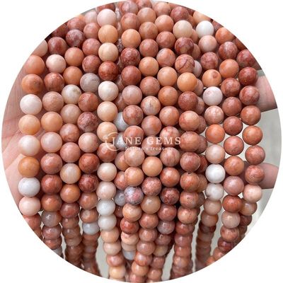 عمده فروشی کریستال طبیعی سنگ قیمتی گره های گرد گره های دور گره های گرده لوازم جانبی سنگ گره های فاصله برای جواهرات ساخت Diy