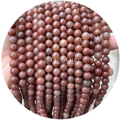 عمده فروشی کریستال طبیعی سنگ قیمتی گره های گرد گره های دور گره های گرده لوازم جانبی سنگ گره های فاصله برای جواهرات ساخت Diy