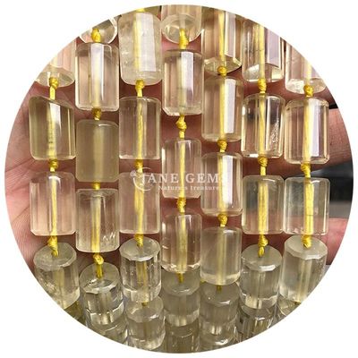 عمده فروشی سنگ های قیمتی کریستال طبیعی باله های شکل سیلندر آگات باله های سیلندر گشوده لوازم جانبی برای ساخت جواهرات DIY