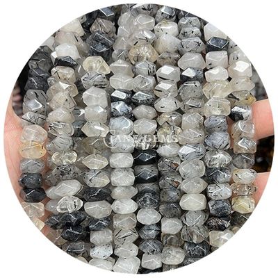 عمده فروشی سنگ قیمتی کریستال طبیعی زاویه گنجی بی رنگ گنجی خطوط آگات غیر منظم گنجی گنجی لوازم جانبی برای جواهرات DIY