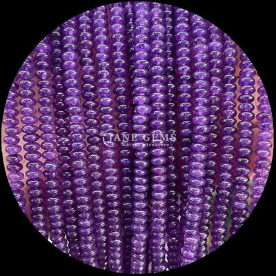 سنگ های قیمتی گنجی اندازه سفارشی Rondelle اباکوس شکل سنگ قیمتی دیوانه Agate Aquamarine رشته های گنجی گنجی برای ساخت جواهرات