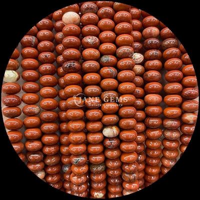 سنگ های قیمتی گنجی اندازه سفارشی Rondelle شکل اباکوس سنگ قیمتی Opalite طلا ابریشم رشته های گنجی گنجی برای ساخت جواهرات