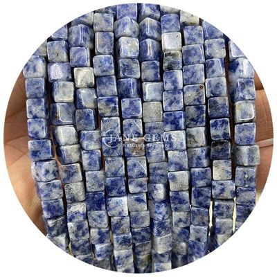 عمده فروشی سنگ های قیمتی کریستال طبیعی شکل مربع مروارید مکعب گره سنگ گره گره گره گره لوازم جانبی مکعب گره گره فاصله برای جواهرات