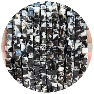 عمده فروشی سنگ های قیمتی کریستال طبیعی شکل مربع مروارید مکعب گره سنگ گره گره گره گره لوازم جانبی مکعب گره گره فاصله برای جواهرات