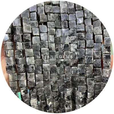 عمده فروشی سنگ های قیمتی کریستال طبیعی شکل مربع مروارید مکعب گره سنگ گره گره گره گره لوازم جانبی مکعب گره گره فاصله برای جواهرات