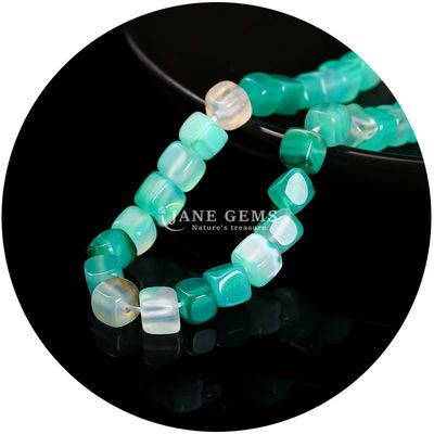 عمده فروشی سنگ های قیمتی کریستال طبیعی مربع گلدان ابات گره های مکعب گره های ترکواز گره های گشوده لوازم جانبی فاصله دهنده برای ساخت جواهرات