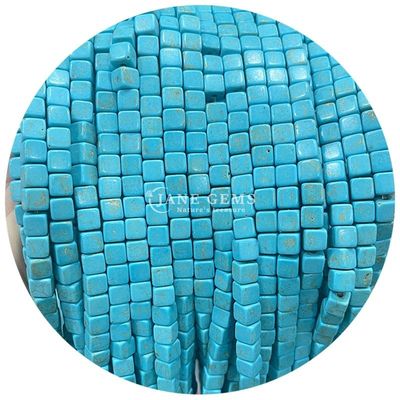 عمده فروشی سنگ های قیمتی کریستال طبیعی مربع گلدان ابات گره های مکعب گره های ترکواز گره های گشوده لوازم جانبی فاصله دهنده برای ساخت جواهرات