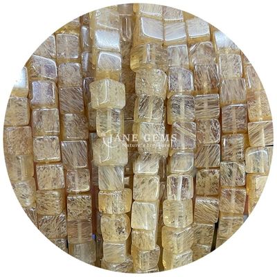 عمده فروشی سنگ های قیمتی کریستال طبیعی مربع گلدان ابات گره های مکعب گره های ترکواز گره های گشوده لوازم جانبی فاصله دهنده برای ساخت جواهرات