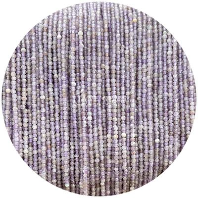 سنگ های قیمتی گنجی کریستال طبیعی شکل گرد شکل کوچک Lapis Lazuli Amethyst رشته های گنجی گنجی برای دستبنده