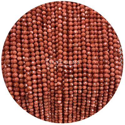 سنگ های قیمتی گنجی کریستال طبیعی شکل گرد شکل کوچک سنگی آبی لابرادوریت رشته های گنجی گنجی برای دستبنده