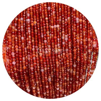 سنگ های قیمتی گنجی کریستال طبیعی شکل گرد شکل کوچک ژاد سفید Howlite رشته های گنجی گنجی برای دستبند