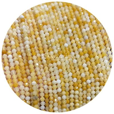 سنگ های قیمتی گنجی کریستال طبیعی شکل گرد شکل کوچک توپاس قرمز آونتورین رشته های گنجی گنجی برای دستبنده