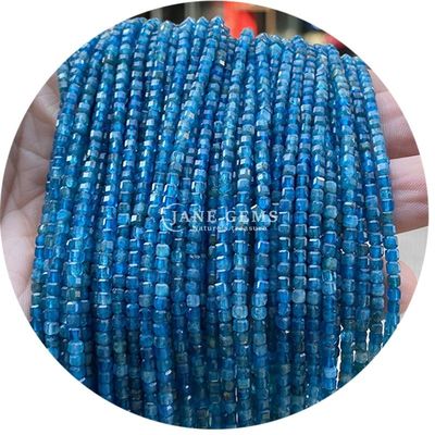 عمده فروشی سنگ گره های گشاده طبیعی کریستال واقعی سنگ قیمتی گره های گشاده مربع مکعب گره های گشاده برای ساخت دستبند