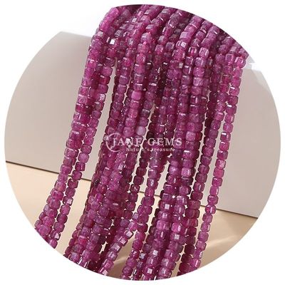 عمده فروشی سنگ گره های گشاده طبیعی کریستال واقعی سنگ قیمتی گره های گشاده مربع مکعب گره های گشاده برای ساخت دستبند