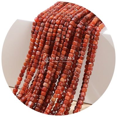 عمده فروشی کریستال طبیعی سنگ قیمتی گره های آزاد مربع مکعب گره های آزاد آمتیست تورمالین Tiger Eye Bead برای جواهرات