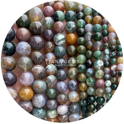 عمده فروشی سنگ طبیعی جاسپیر لوله گنجی 8mm لابرادوریت لوله گنجی رز کوارتز لوله گنجی فاصله برای جواهرات