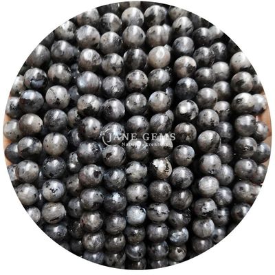 عمده فروشی سنگ طبیعی جاسپیر لوله گنجی 8mm لابرادوریت لوله گنجی رز کوارتز لوله گنجی فاصله برای جواهرات