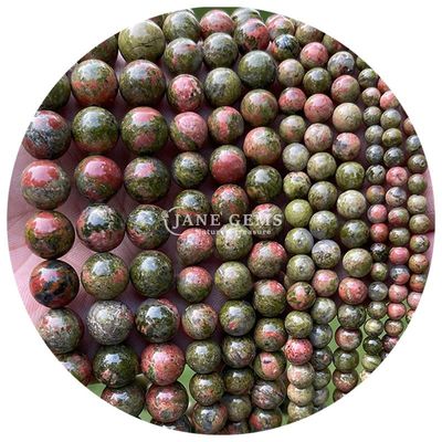 عمده فروشی سنگ طبیعی جاسپیر لوله گنجی 8mm لابرادوریت لوله گنجی رز کوارتز لوله گنجی فاصله برای جواهرات