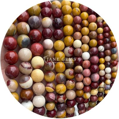 عمده فروشی سنگ قیمتی طبیعی گره های گرده 8 میلی متری گره های گرده های همیتیت سنگ لاوا سنگ گرده گره های ابات فاصله دهنده برای جواهرات M