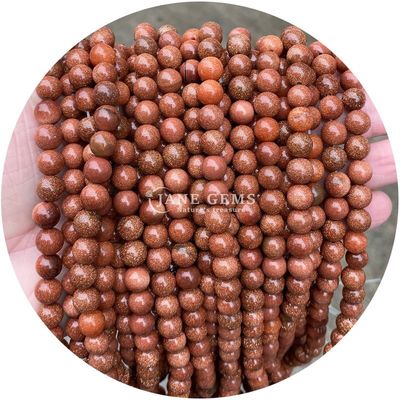 عمده فروشی سنگ قیمتی طبیعی گره های گرده 8 میلی متری گره های گرده های همیتیت سنگ لاوا سنگ گرده گره های ابات فاصله دهنده برای جواهرات M