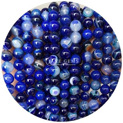 عمده فروشی سنگ های قیمتی طبیعی گره های باز 8 میلی متری گچ آبی گره های باز گرد گره های همیتیت فاصله دهنده برای ساخت جواهرات