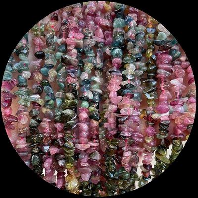تورمالین رنگ فیروزه ای طبیعی گره طبیعی کریستال شکل نامنظم تراشه سنگ خرد سنگ گره گره گره گره گره گره برای دستبند