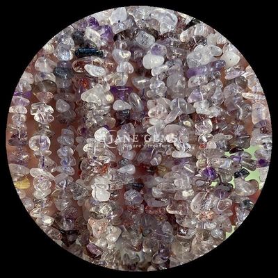 گلابی تورمالین گوهر گنجی کریستال طبیعی شکل نامنظم تراشه سنگ خرد سنگ گوهر آزاد رشته برای دستبندهای
