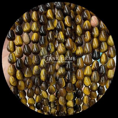 ژاسپیر قرمز اوپالیت چشم ببر گوهر مروارید طبیعی کریستال آب قطره شکل سنگ رشته های مروارید آزاد برای دستبند