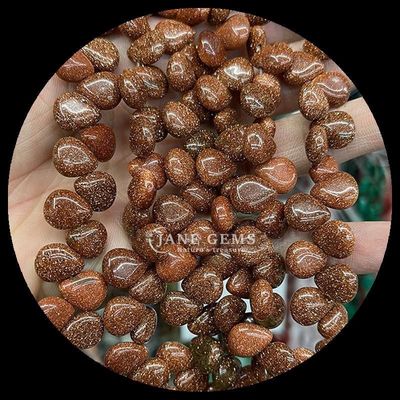 سنگ هندی آگات توپاز گوهر گوهر طبیعی کریستال آب قطره شکل سنگ رشته گوهر گشاد برای دستبند