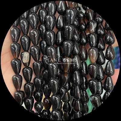 Howlite Crazy Agate Gem Bead Natural Crystal Water Drop Shape Stone Strands برای دستبند ها