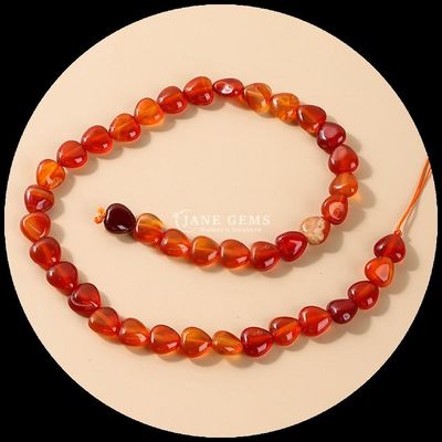 گلاب کوارتز گلاب سنگ گلابی گلاب سنگ طبیعی کریستال شکل قلب سنگ رشته های گره گشاده برای دستبند