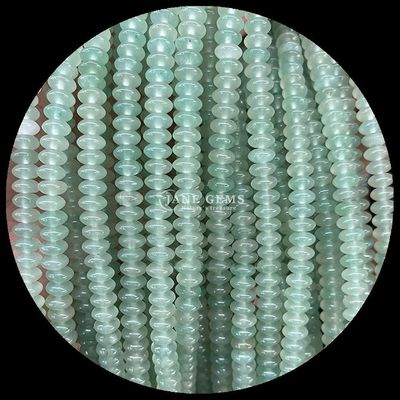 گلابی آونتورین سبز آونتورین گوهر گره طبیعی کریستال UFO شکل سنگ گره گره گرده برای دستبند