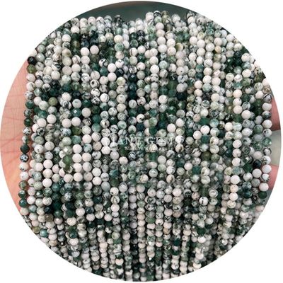 سنگهای قیمتی گرد و صورت برش سنگ طبیعی گره ها رشته کوارتز برای ساخت جواهرات دست ساز