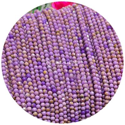کریستال طبیعی گرد معالج سنگ قیمتی گره های گشوده برای ساخت / صنایع دستی / پروژه های DIY