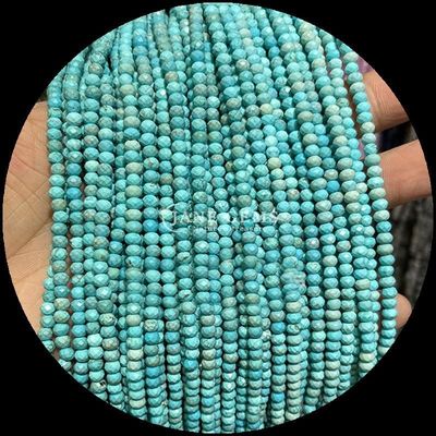 Lapis Lazuli Apatite Natural Gemstone Bead Faceted Abacus Shape Loose Bead Strands برای انرژی درمانی و ساخت جواهرات DIY