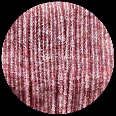 تورمالین گارنت سنگ قیمتی طبیعی گنجی صورت دار اباکوس شکل گنجی باز رشته برای انرژی درمانی و جواهرات DIY Ma