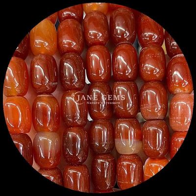گلابی کوارتز شفاف کوارتز سنگ قیمتی طبیعی لوله های سنگ قیمتی طبیعی شکل بشکه سنگ قیمتی برای هدیه های سفارشی