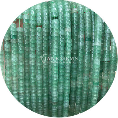 گلدان کریستال طبیعی گرد گنجی سنگ نیمه گرانبها رشته گشوده انرژی شفا گنجی برای ساخت جواهرات