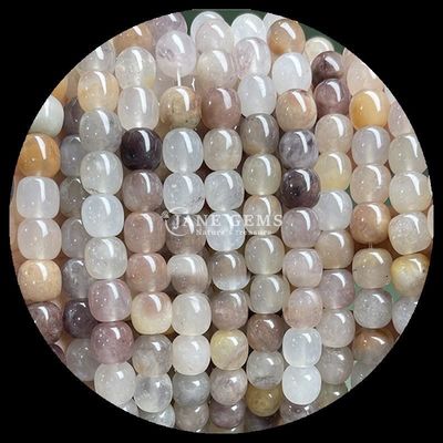 سنگ های قیمتی گنجی سبز Aventurine سنگ بنفش طبیعی کریستال سنگ قیمتی شکل سیب رشته های گنجی آزاد برای ساخت جواهرات