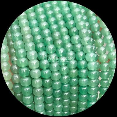 سنگ های قیمتی گنجی سبز Aventurine سنگ بنفش طبیعی کریستال سنگ قیمتی شکل سیب رشته های گنجی آزاد برای ساخت جواهرات